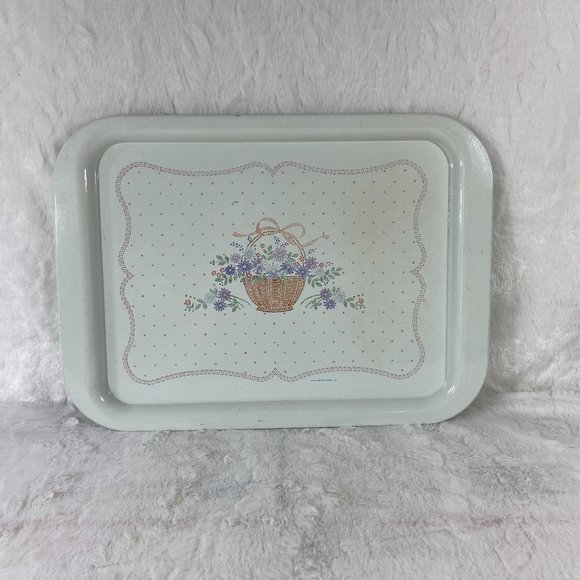 Vintage Hallmark Card  Metal Serving TV Dinner Lap Tray - Picture 1 of 9